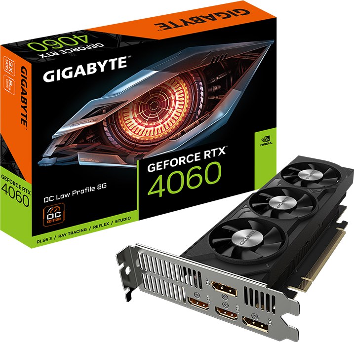 Cartes graphiques — Gigabyte GeForce RTX 4060 Low Profile OC