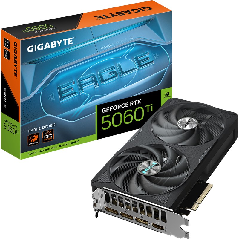 Cartes graphiques — Gigabyte GeForce RTX 5060 Ti 16 Go Eagle OC