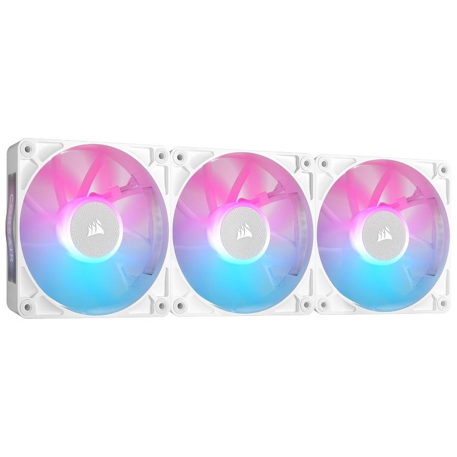 Ventilateurs — Corsair iCUE Link RX120 RGB White (pack de 3)