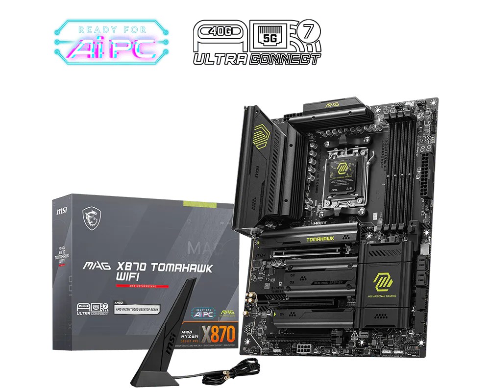 Cartes mères — MSI MAG X870 Tomahawk WiFi