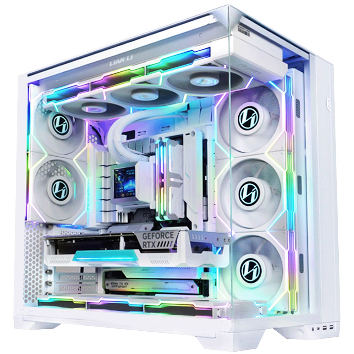 Boîtiers — Lian Li O11 Vision White