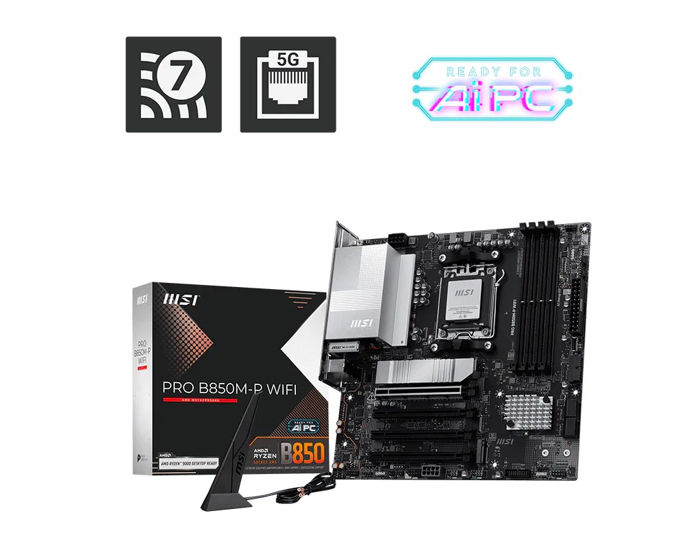Cartes mères — MSI PRO B850M-P WiFi