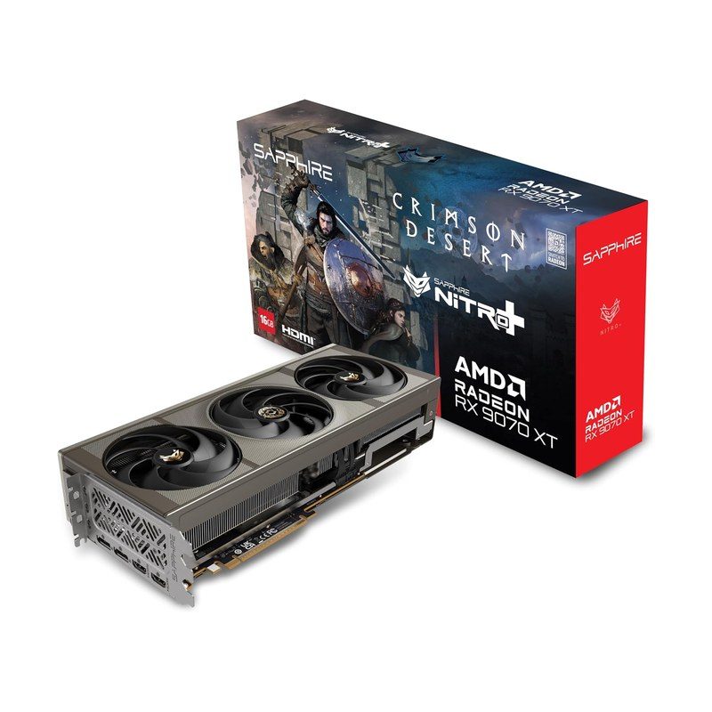 Cartes graphiques — Sapphire Radeon RX 9070 XT Nitro+
