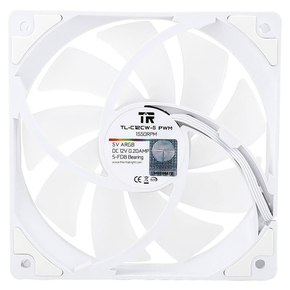 Ventilateurs — Thermalright TL-C12C White (pack de 3)