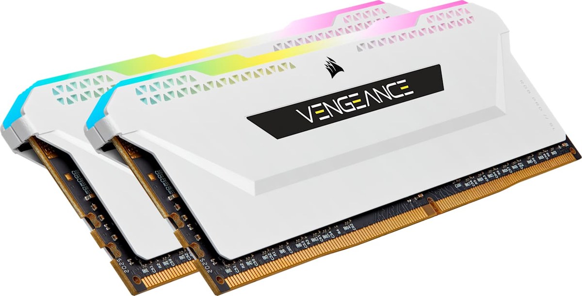 Mémoire RAM — Corsair Vengeance RGB Pro SL White 16 Go DDR4-3600