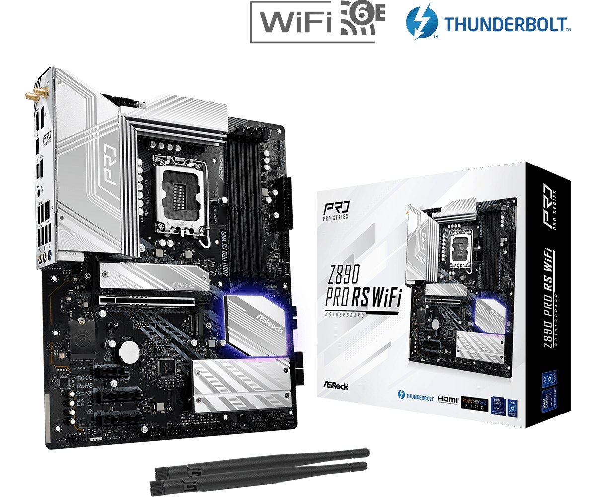 Cartes mères — ASRock Z890 Pro RS WiFi
